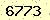 請輸入此驗證碼 : 6773