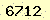 請輸入此驗證碼 : 6712