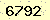 請輸入此驗證碼 : 6792