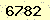 請輸入此驗證碼 : 6782