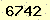 請輸入此驗證碼 : 6742