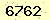 請輸入此驗證碼 : 6762