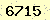 請輸入此驗證碼 : 6715