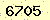 請輸入此驗證碼 : 6705