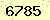 請輸入此驗證碼 : 6785