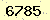 請輸入此驗證碼 : 6785