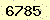 請輸入此驗證碼 : 6785