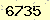 請輸入此驗證碼 : 6735