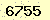 請輸入此驗證碼 : 6755