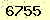 請輸入此驗證碼 : 6755