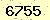 請輸入此驗證碼 : 6755