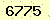 請輸入此驗證碼 : 6775