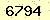 請輸入此驗證碼 : 6794