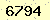 請輸入此驗證碼 : 6794