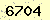 請輸入此驗證碼 : 6704