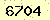 請輸入此驗證碼 : 6704