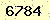 請輸入此驗證碼 : 6784