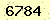 請輸入此驗證碼 : 6784