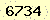 請輸入此驗證碼 : 6734
