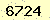 請輸入此驗證碼 : 6724