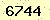 請輸入此驗證碼 : 6744
