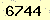 請輸入此驗證碼 : 6744