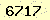 請輸入此驗證碼 : 6717