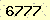 請輸入此驗證碼 : 6777