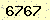 請輸入此驗證碼 : 6767