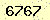 請輸入此驗證碼 : 6767