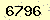 請輸入此驗證碼 : 6796