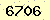 請輸入此驗證碼 : 6706