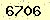 請輸入此驗證碼 : 6706