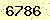 請輸入此驗證碼 : 6786