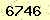 請輸入此驗證碼 : 6746