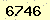 請輸入此驗證碼 : 6746