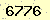 請輸入此驗證碼 : 6776