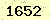 請輸入此驗證碼 : 1652
