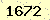 請輸入此驗證碼 : 1672