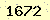 請輸入此驗證碼 : 1672