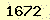 請輸入此驗證碼 : 1672
