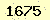 請輸入此驗證碼 : 1675