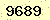 請輸入此驗證碼 : 9689