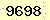 請輸入此驗證碼 : 9698