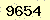 請輸入此驗證碼 : 9654