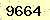 請輸入此驗證碼 : 9664