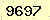 請輸入此驗證碼 : 9697