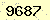 請輸入此驗證碼 : 9687