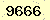 請輸入此驗證碼 : 9666