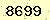 請輸入此驗證碼 : 8699